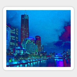 Yarra River, Melbourne, Australia Sticker